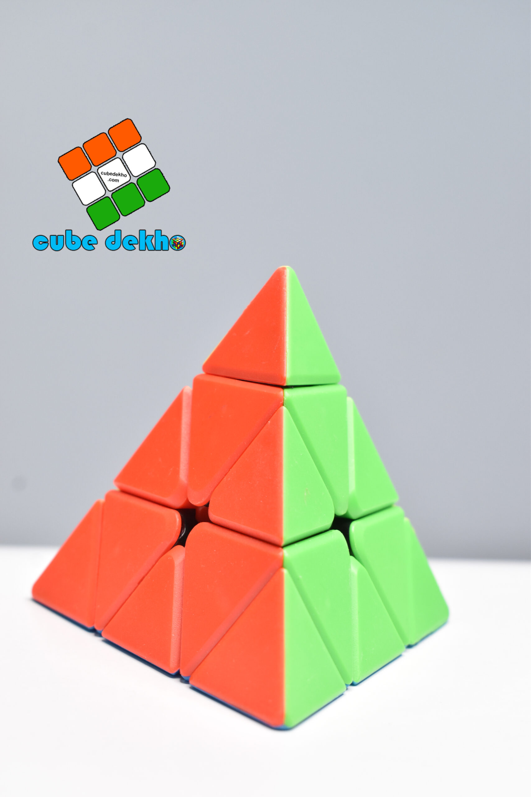 Pyramid cube high speed trangle stickerless